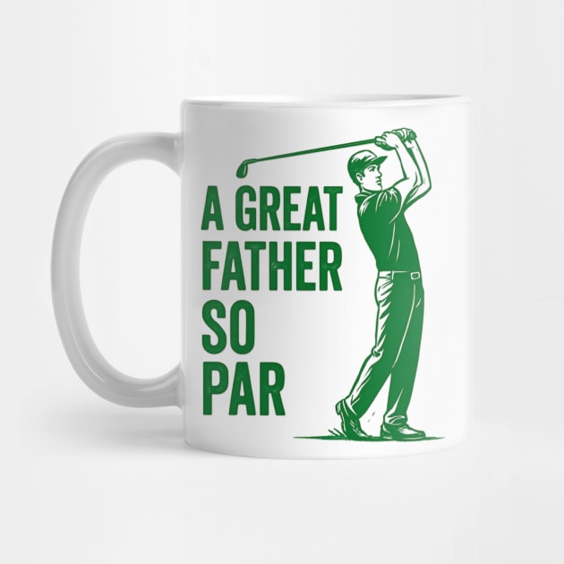 Witty Golf Dad Pun Fathers Day Themed Design by TurnEffect